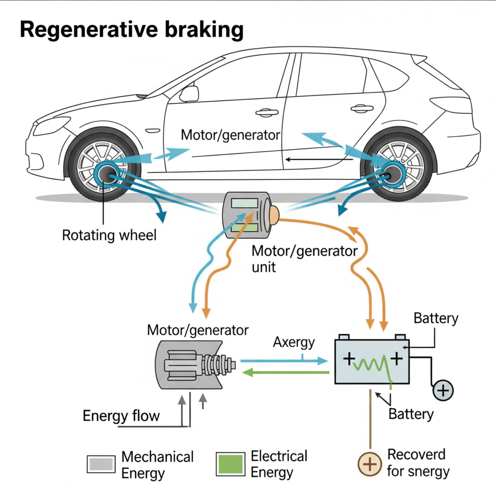 Regenerative Braking in Electric Cars