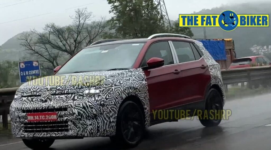 2026 Taigun facelift spy shots